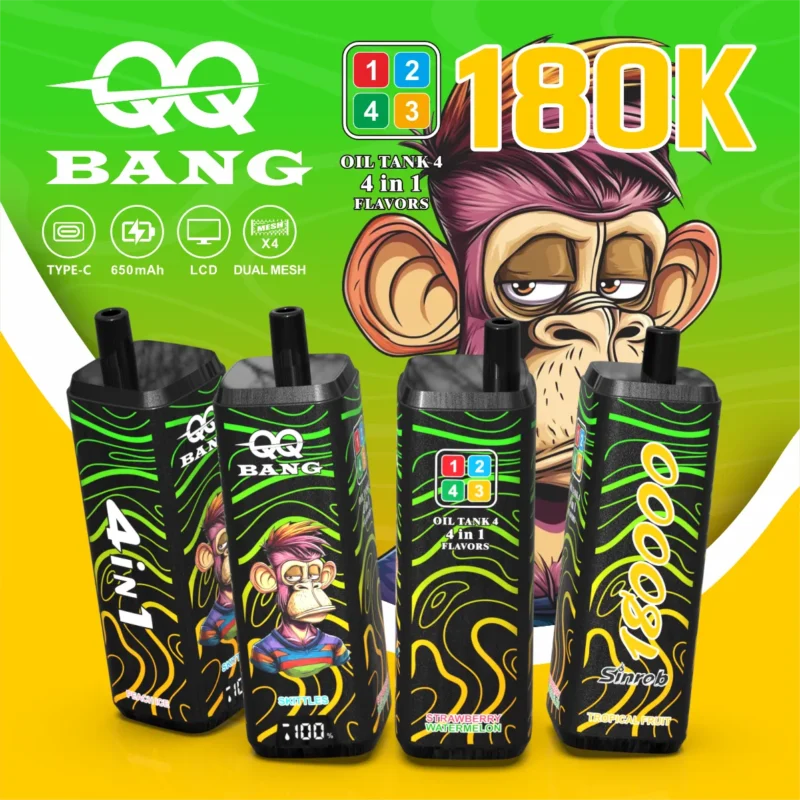 dh-vape-eu-warehouse-qq-bang-180k-puff-180000-tropical-fruit-pêche-glace-skittles-fraise-melon d'eau-