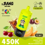 dh-vape-entrepôt-européen-bang-leader-450 000 bouffées-cola-glacé-boisson énergisante-cerise glacée-pastèque-fruit de la passion